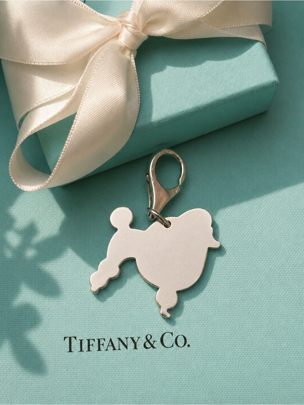 Authentic Vintage Tiffany & Co Poodle Charm - Picture 1 of 7